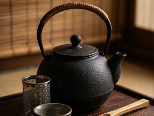 Traditional Japanese Cast Iron Teapot