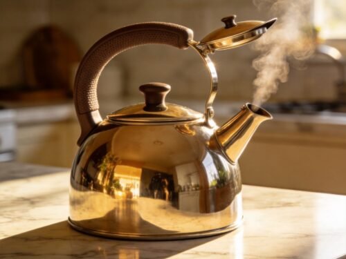 Stainless Steel Whistling Tea Kettle