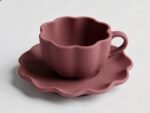 Modern Matte Silicone Wave Tea Saucer