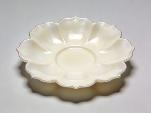 Elegant Bone China Flower Petal Tea Saucer