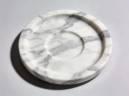Luxury Natural Marble Round Tea Saucer