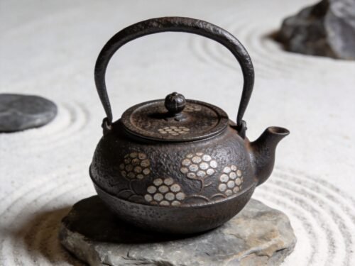 Cast Iron Japanese Tetsubin Teapot