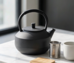 Modern Minimalist Cast Iron Teapot