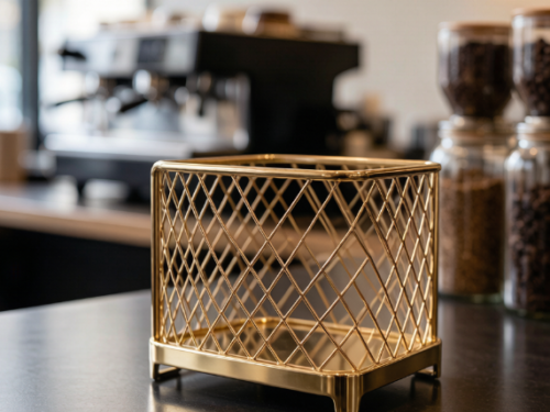 Modern Wire Mesh Tea Cup Holder