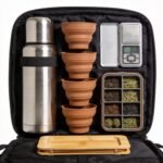 Miniature Tea Tasting Set with Sample Jars and Scoop