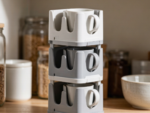 Stackable Tea Cup Holder Set