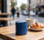 Portable Round Tea Canister
