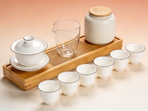Portable Tea Tasting Kit with Flask and Cup Set